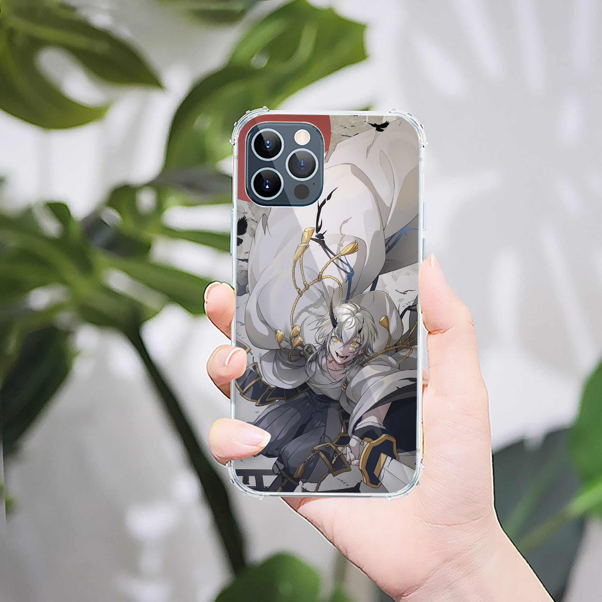 （画像用） 刀剣乱舞 Touken Ranbu 【iPhone 12シリーズ対応】透明スマホケース（クリアソフトケース）